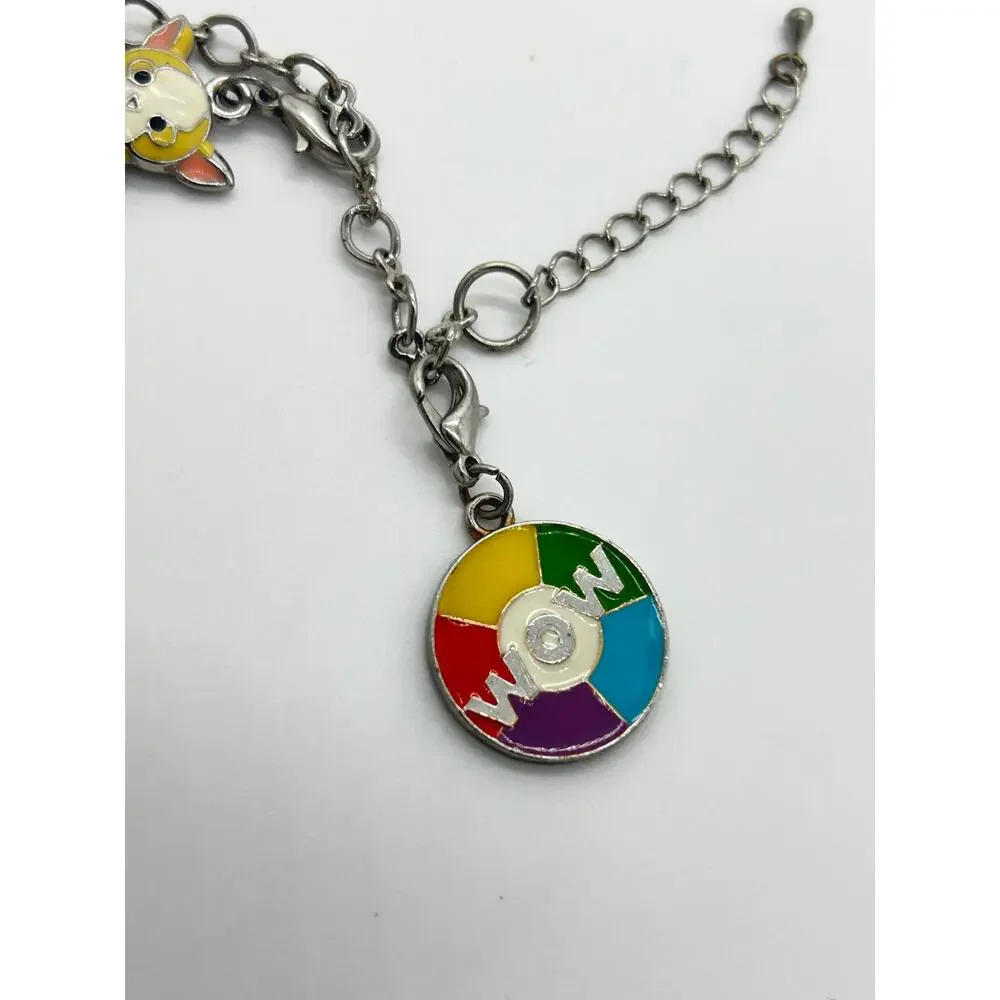 Webkinz Charm Bracelet Vintage Y2K Chihuahua Dog Monkey Wheel of WOW Jewelry